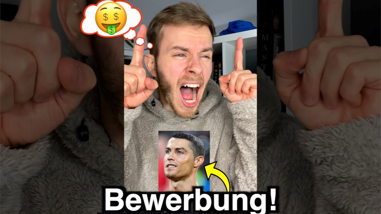 wenn sich Vereine f&uuml;r Cristiano Ronaldo bewerben... 😂 | #shorts
