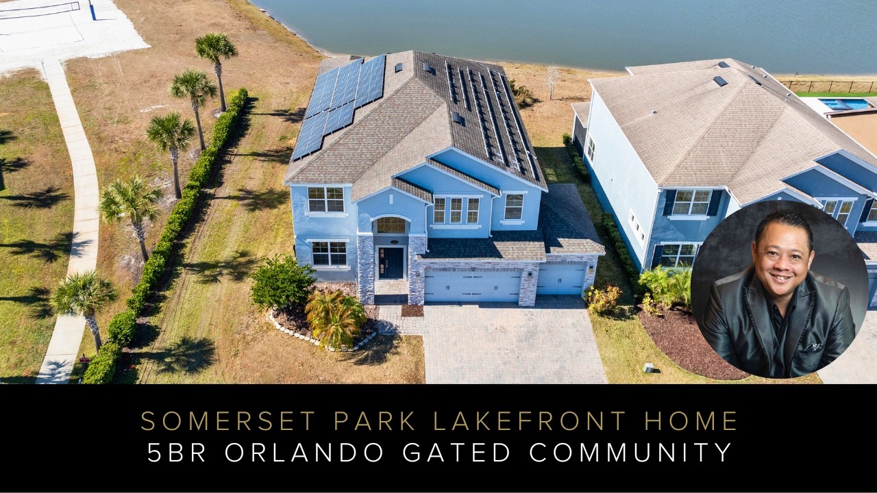 Somerset Park Lakefront Home | 5BR Orlando Gated Community