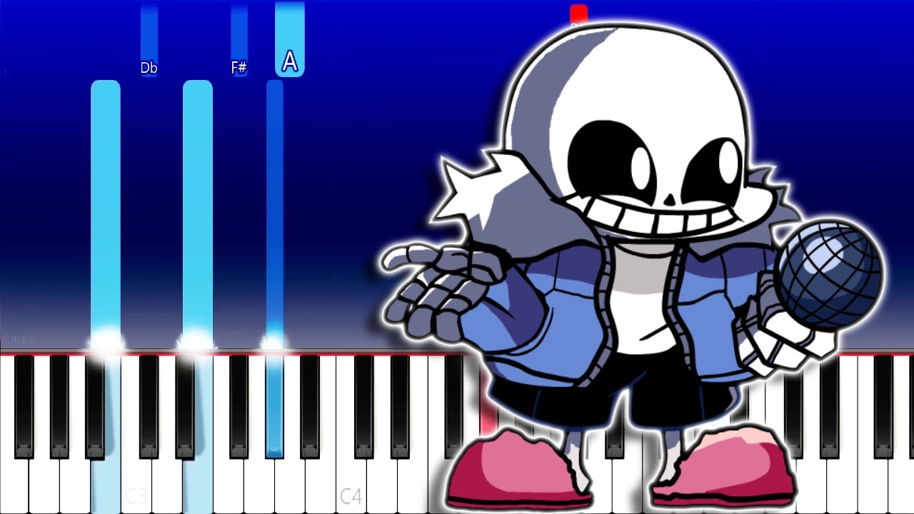 Burning In Hell (Ft. Saster) - [Friday Night Funkin'! Indie Cross (Piano Tutorial)