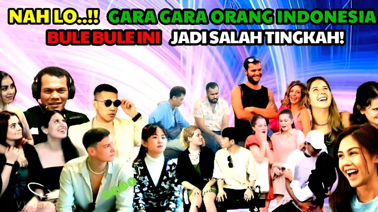 Cuma Di Indonesia Bule Di Buat SALAH TINGKAH, Negara Lain Ga Ada 😁 (react)