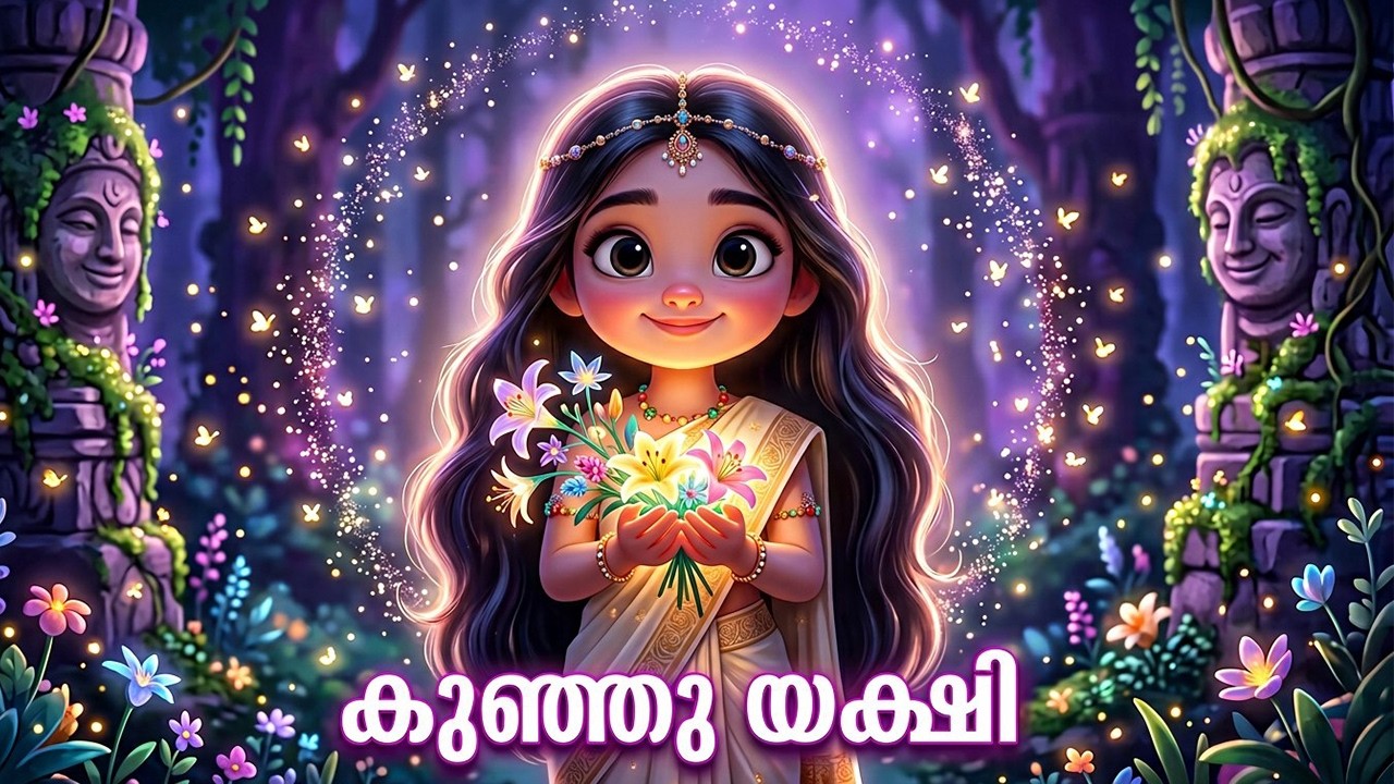 Kunju Yakshi 🦋 | കുഞ്ഞു യക്ഷി | Malayalam Kids Song | Yakshi Yakshi Vada Yakshi