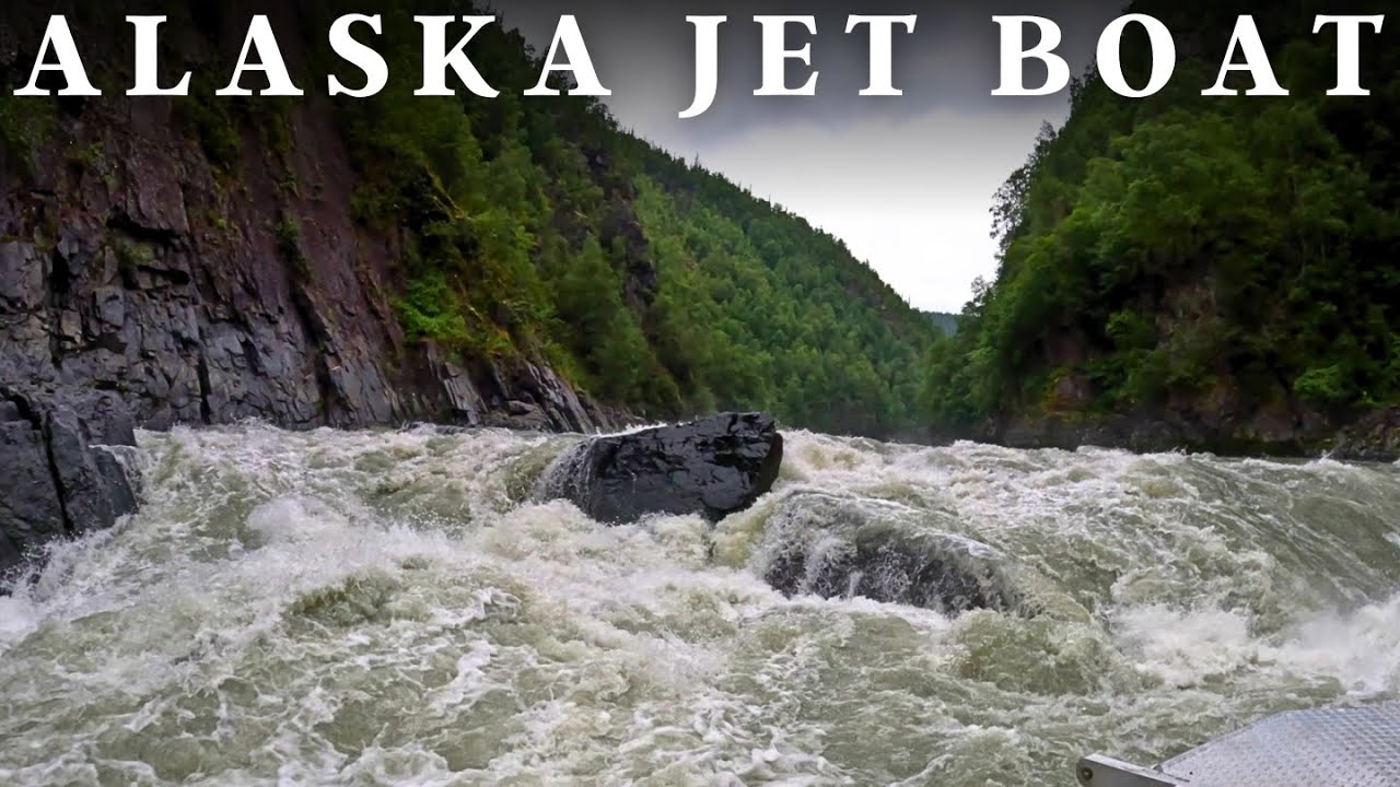 Jet Boat Adventure Up Alaska's Susitna River | Talkeetna, Alaska | Class 6 Rapid | August 2023