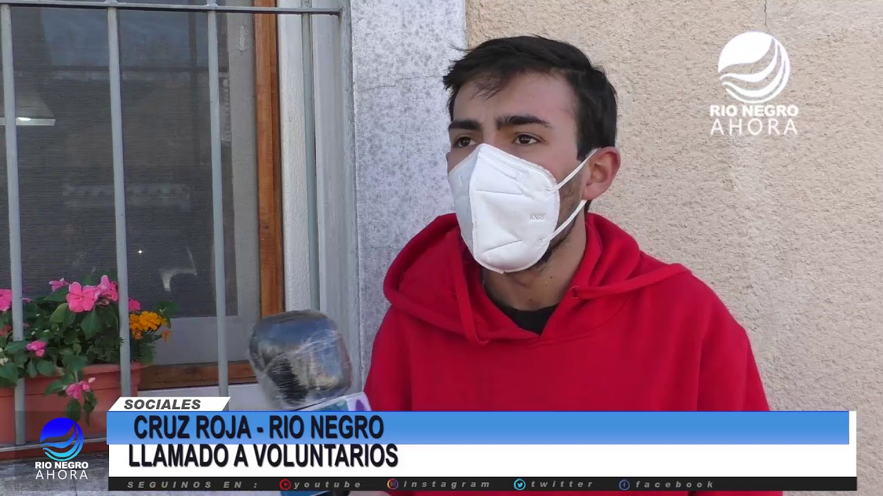 CRUZ ROJA RIO NEGRO, REALIZA LLAMADO A VOLUNTARIOS