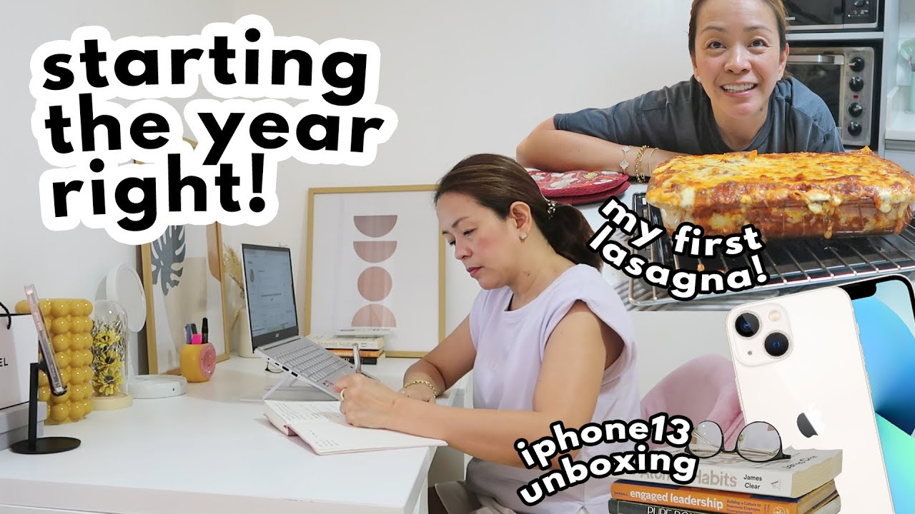 HOME VLOG: Productive Days, My First Lasagna, and iPhone 13 Unboxing