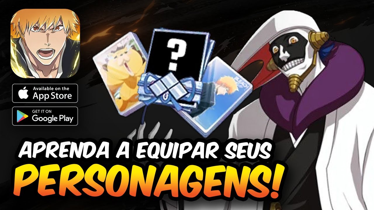APRENDA A EQUIPAR SEUS PERSONAGENS! GUIA DE CONJUNTO DE STAMPS - BLEACH Soul Resonance