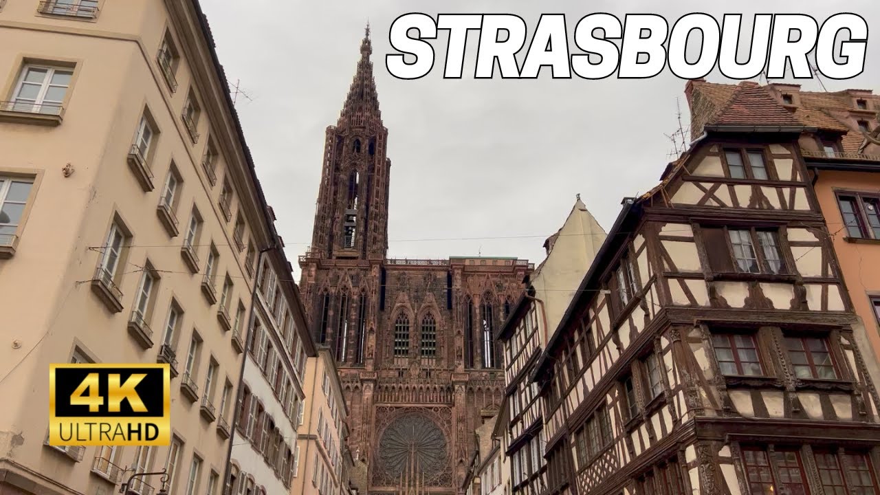 Exploring Strasbourg: Charming Streets & Hidden Gems in 4K | Strasbourg Walking Tour 🇫🇷