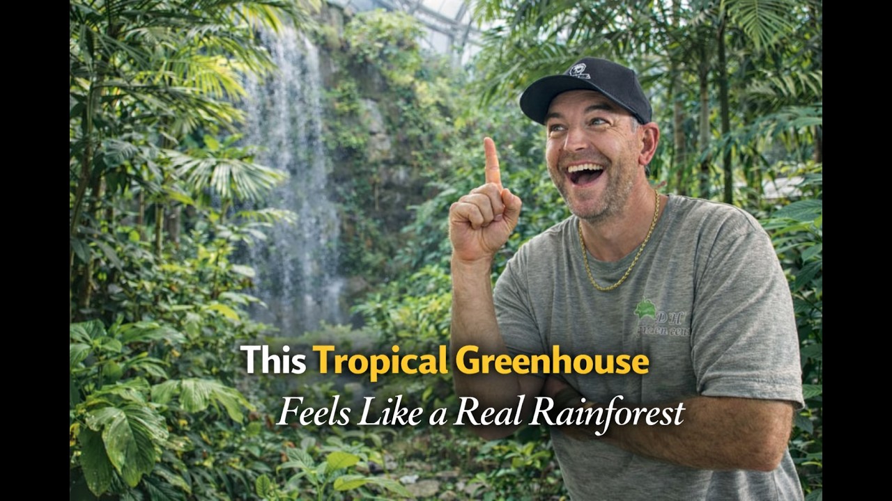 This Tropical Greenhouse Feels Like a Real Rainforest #dhgardencentre #theplantdoctorofficial