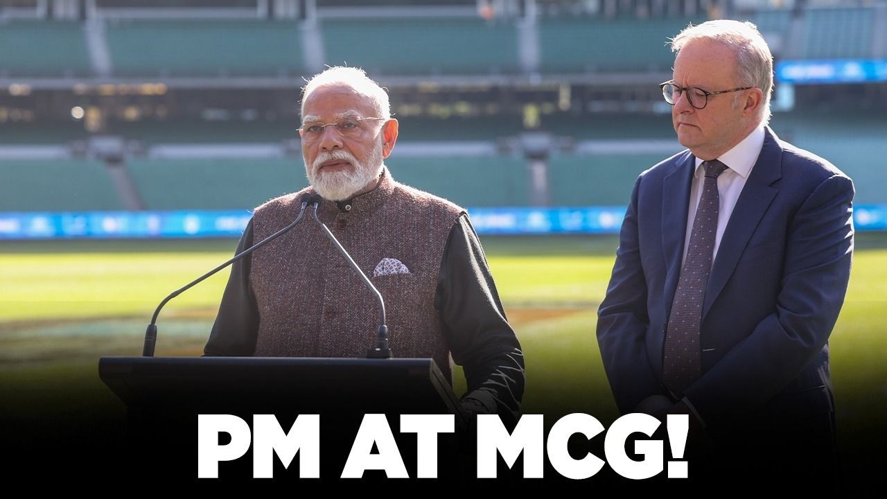 PM Modi's speech at the Melbourne Cricket Ground in Australia
