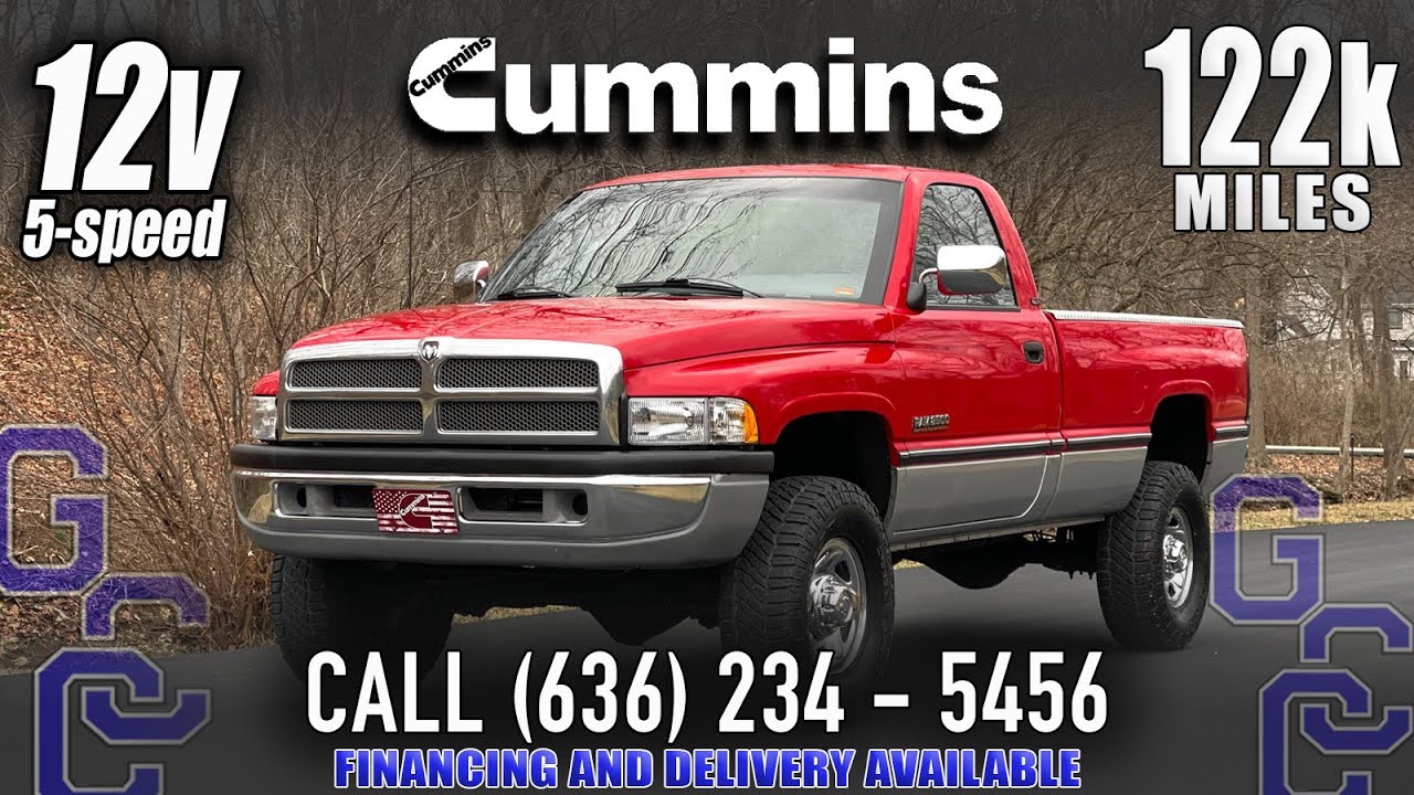 12v Cummins For Sale: 1994 Dodge Ram 2500 4x4 Diesel 5.9 Manual With Only 122k Miles