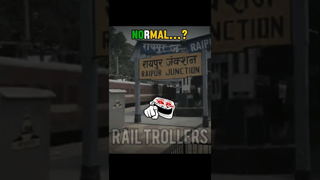 Raipur Junction Edit 🗿☠️ #wag5 #indianrailways #wap7