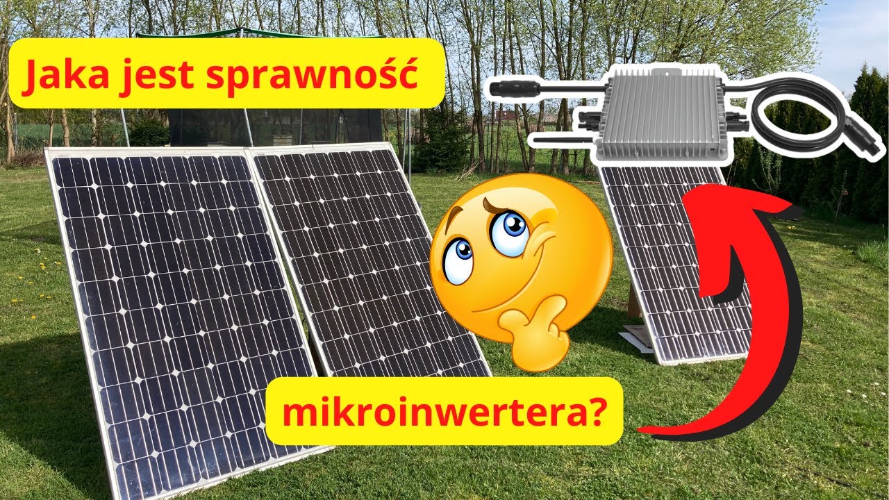 Prawdziwa sprawność mikrofalownika - Mikroinwerter deye