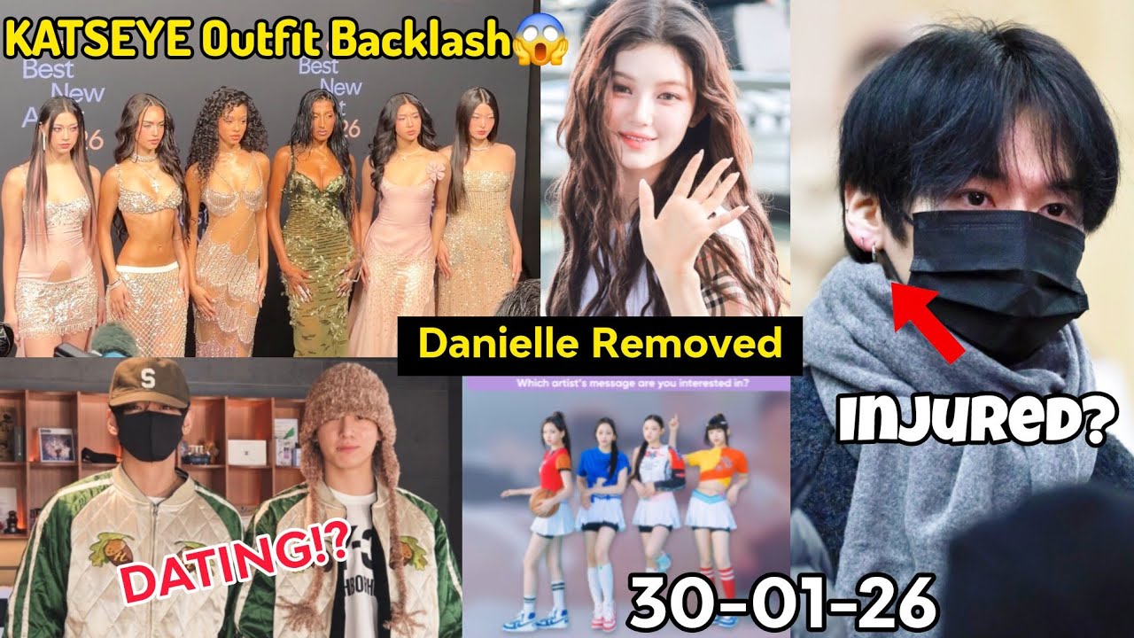 KATSEYE Outfit Controversy | New Jeans Danielle Removed | BTS Dating | Stray Kids Lee Know Injured 