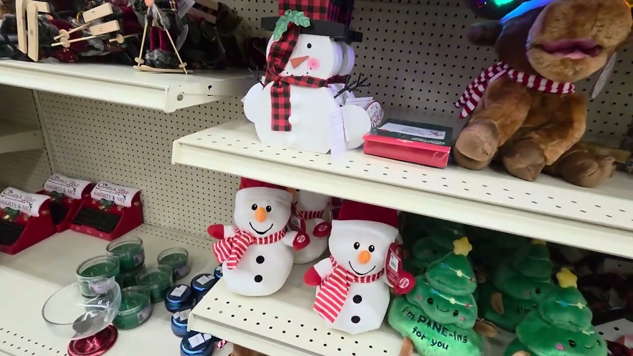 Halloween and christmas animatronics at Big Lots