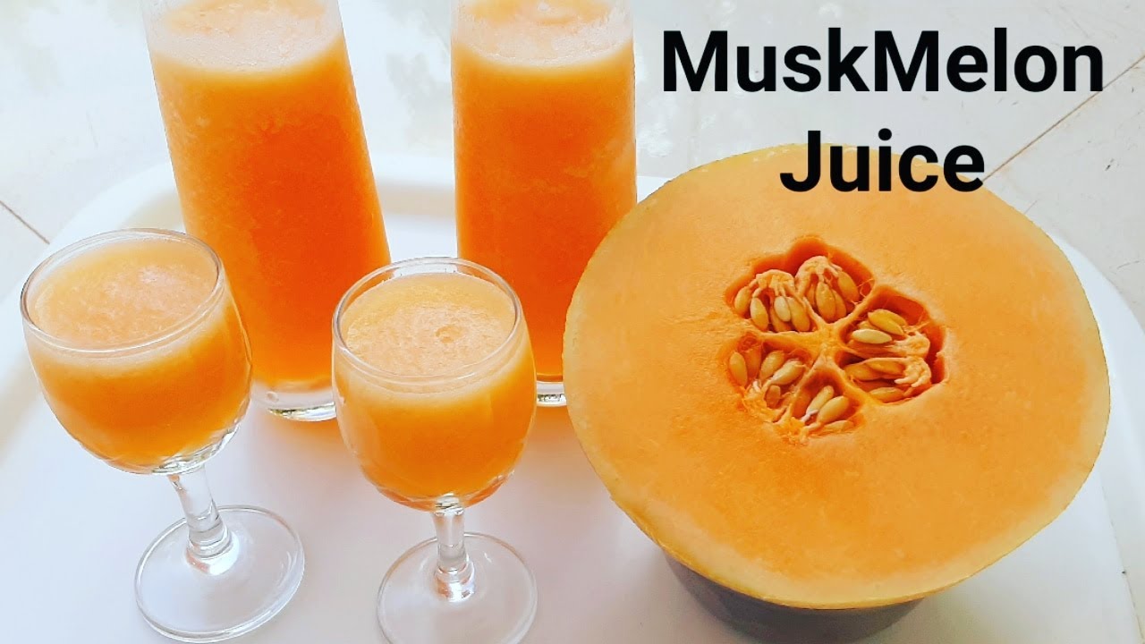 खरबूजा जूस रेसिपी | How to make Muskmelon Juice | MuskMelon Punch