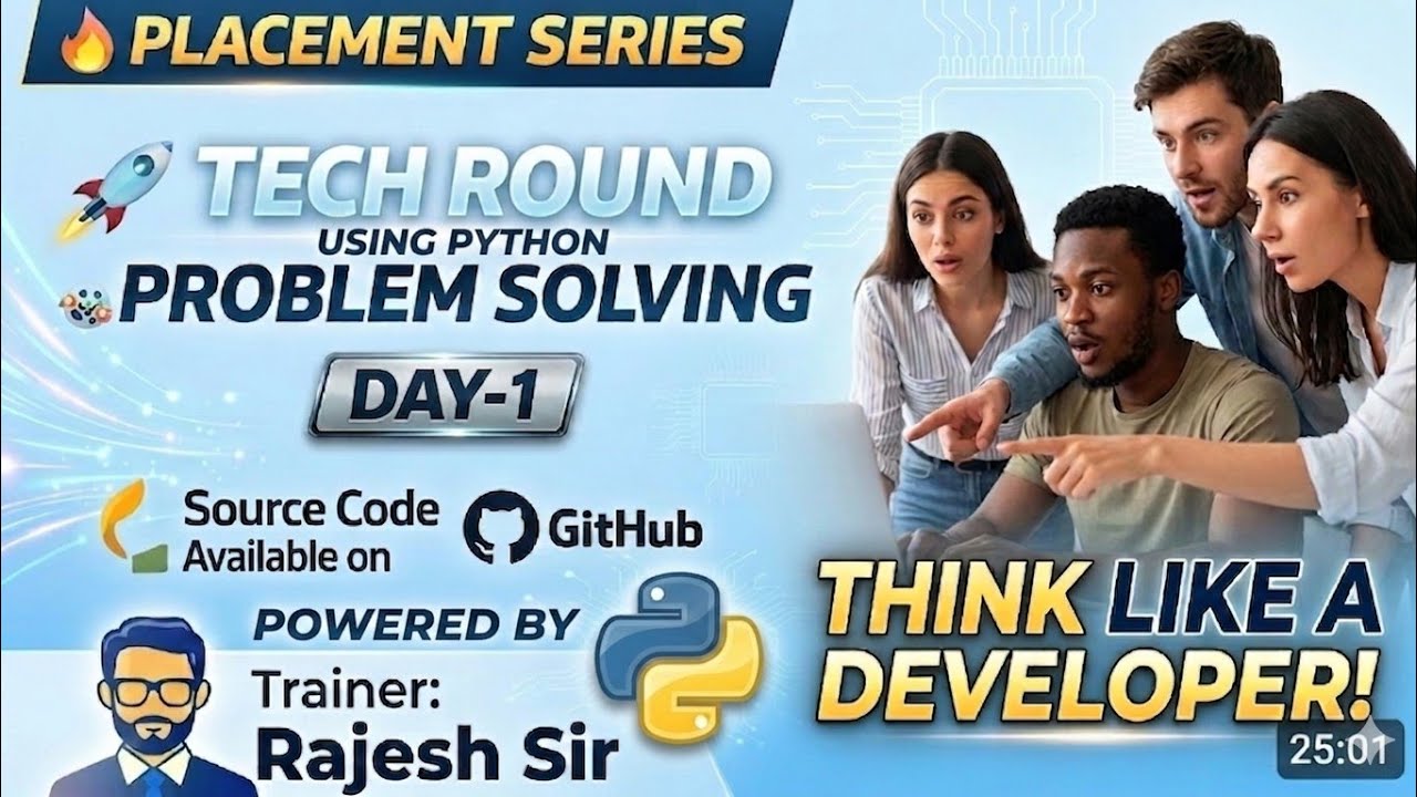 Problem Solving Day-1 |  Building Programming Logic  | Technical Interviews  Placement Preparation |