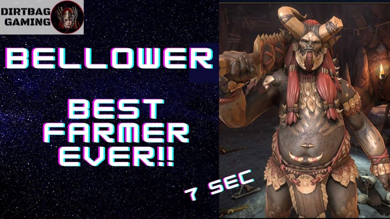 Bellower Best Farmer Ever! | Smashes PVP/PVE | 7 SEC Runs | Raid Shadow Legends Guide
