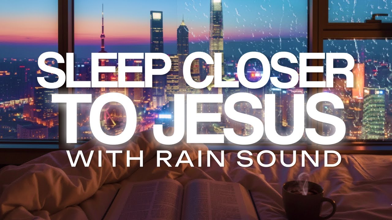 Sleep & Rest With God | Guided Meditation with Relaxing Rain Sounds 🌧️ | Surrender Worry, Find Peace
