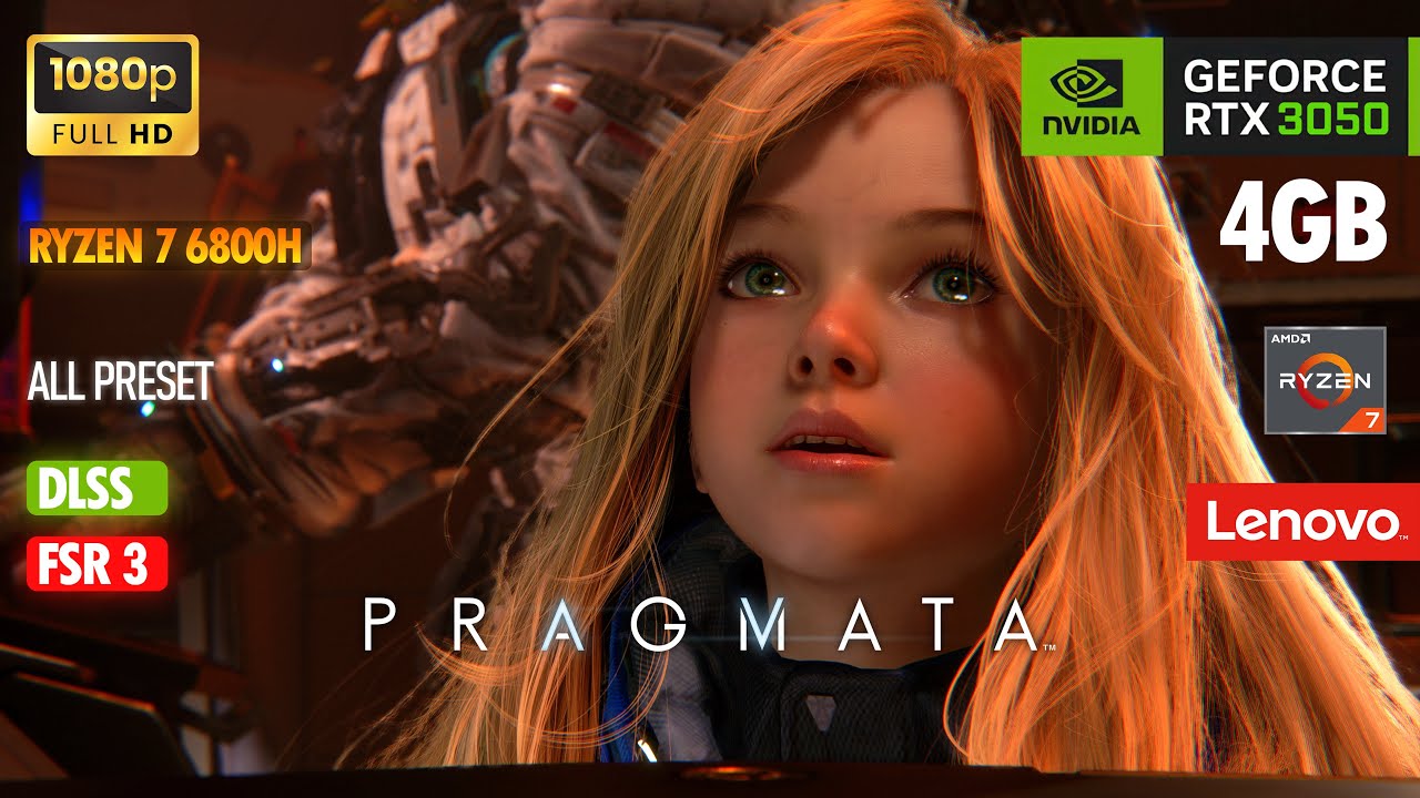Pragmata DEMO | RTX 3050 Laptop | Ryzen 7 6800H | 16GB(2x8) | 1080P All Settings Gametest