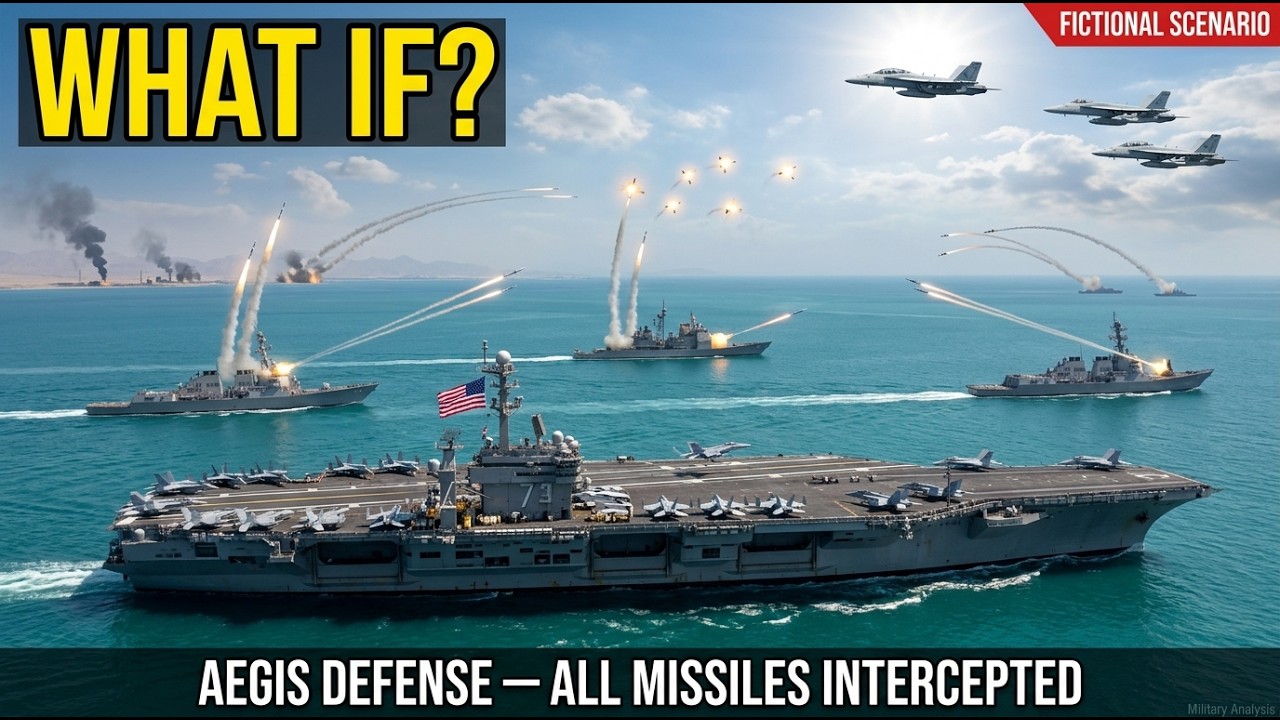 2:41 PM - Iran Fired 24 Missiles At USS Eisenhower - All Intercepted, 14 Bases Eliminated