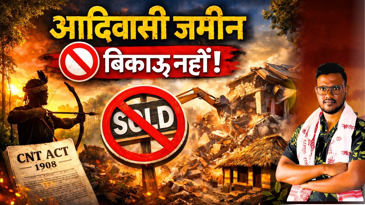 आदिवासी की जमीन पर घर… तोड़ना सही था? CNT Act क्या कहता है  #sarnacode #tribalunity #jharkhand