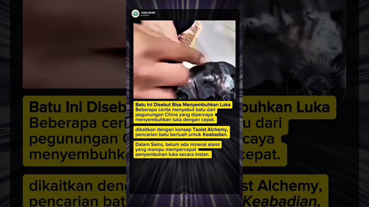 Fenomena Batu Penyembuh Luka