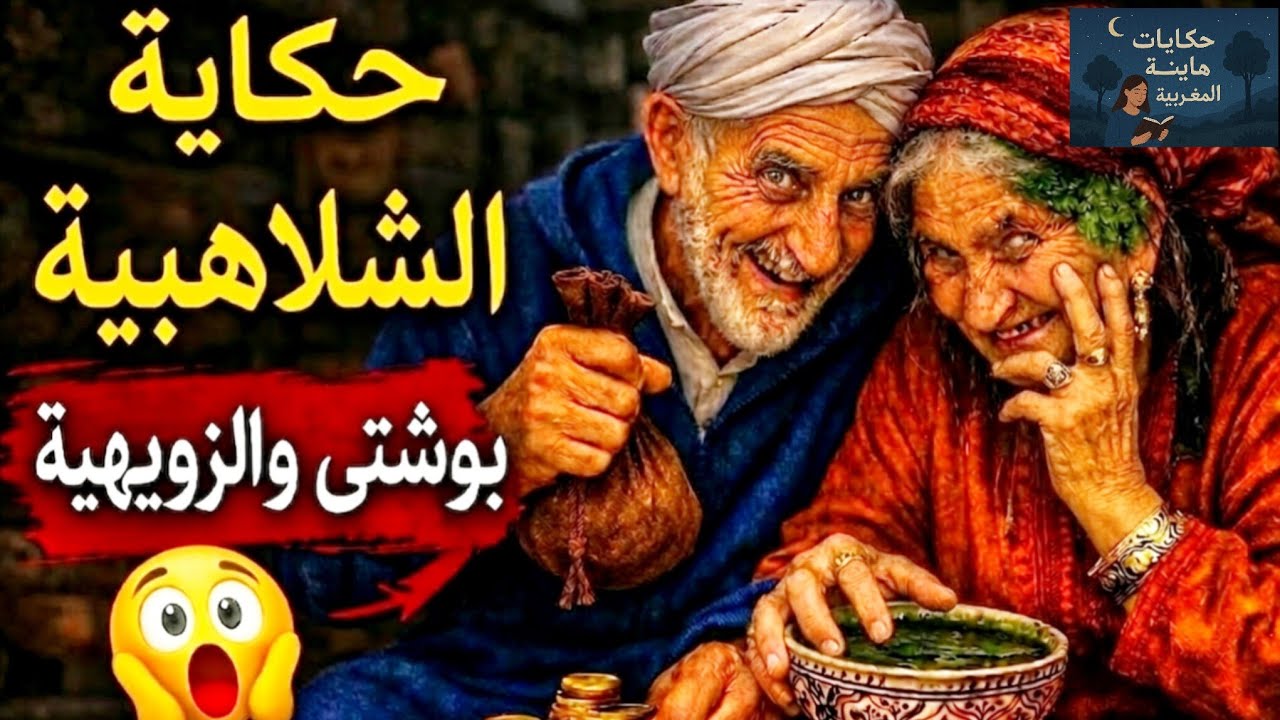 ✨️الشلاهبية بوشتى و الزويهية🕯| حكاية كوميدية من أجمل #حكايات_التراث_الشعبي_المغربي 📜 #قصص_قبل_النوم😴