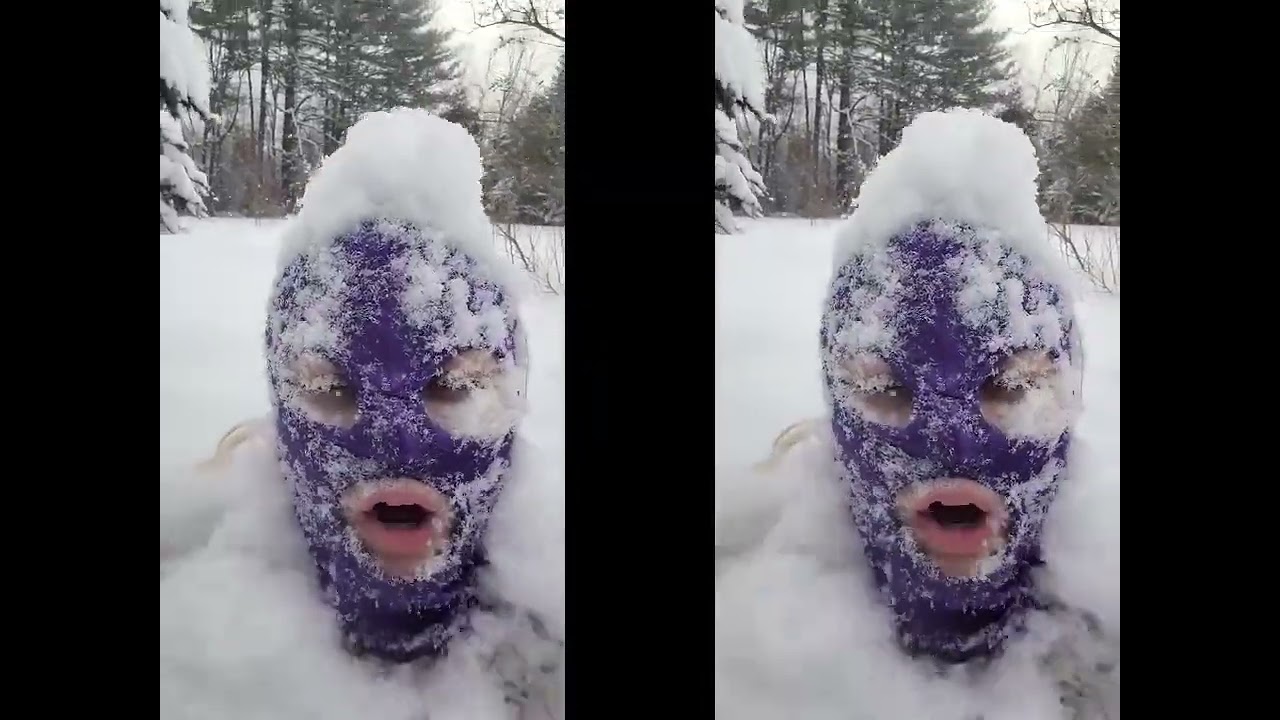 ten minutes of me saying oh no after falling into snow