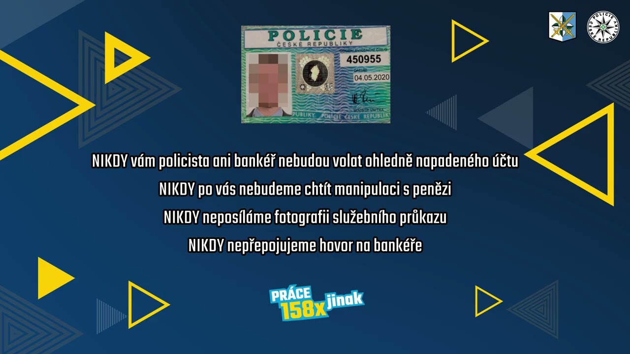 TELEFONÁT S FALEŠNÝM POLICISTOU A FALEŠNÝM BANKÉŘEM
