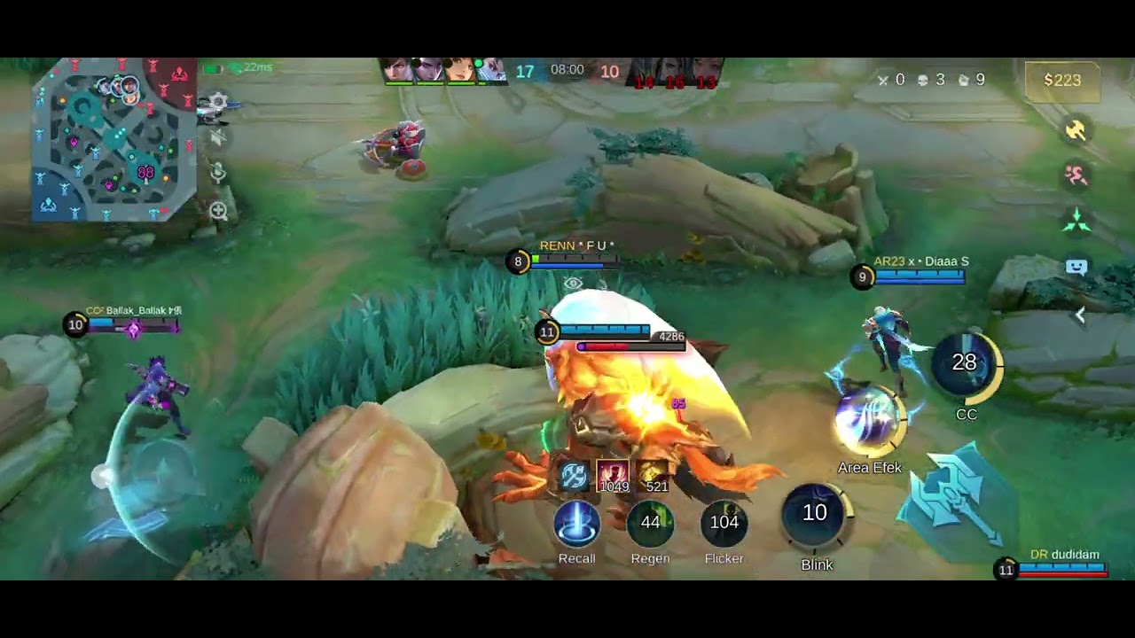 Silvana Roam Siapapun Kita lock Semua #mobilelegends #roamsupport #mlbb #roam 