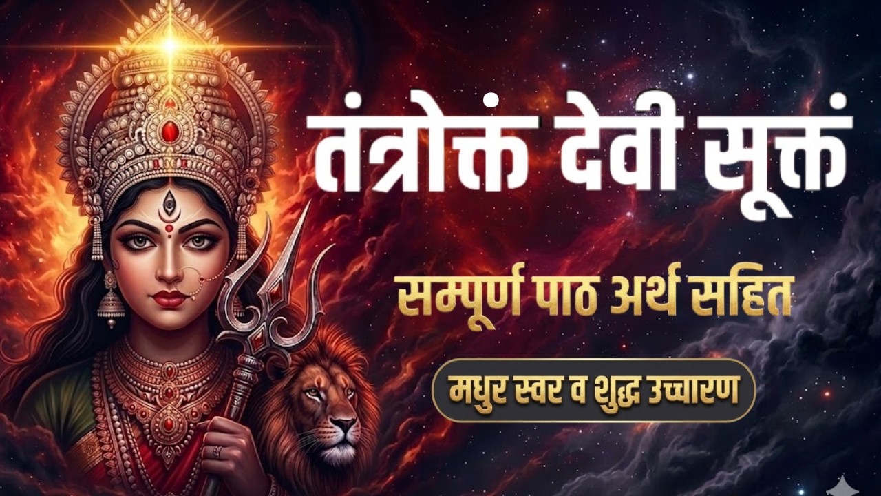 Tantroktam Devi Suktam - Durga Saptashati (सम्पूर्ण पाठ) | Part 22/29 | चण्डी पाठ | Devi Mahatmya