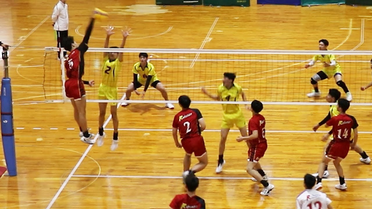 【春高京都2024】準決勝　洛南 vs 大谷　 第１セット　＜男子バレーボール＞