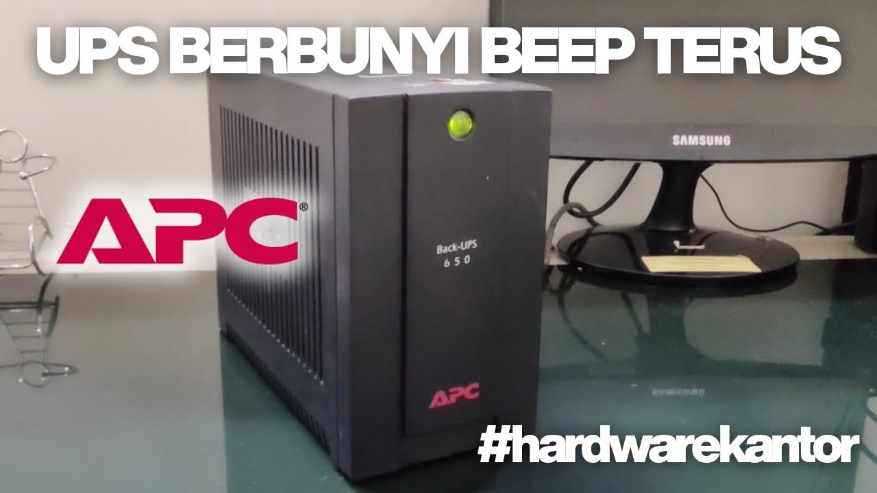 Cara Memperbaiki UPS APC 650 Bunyi Beep Terus | Solusi Mudah UPS Error