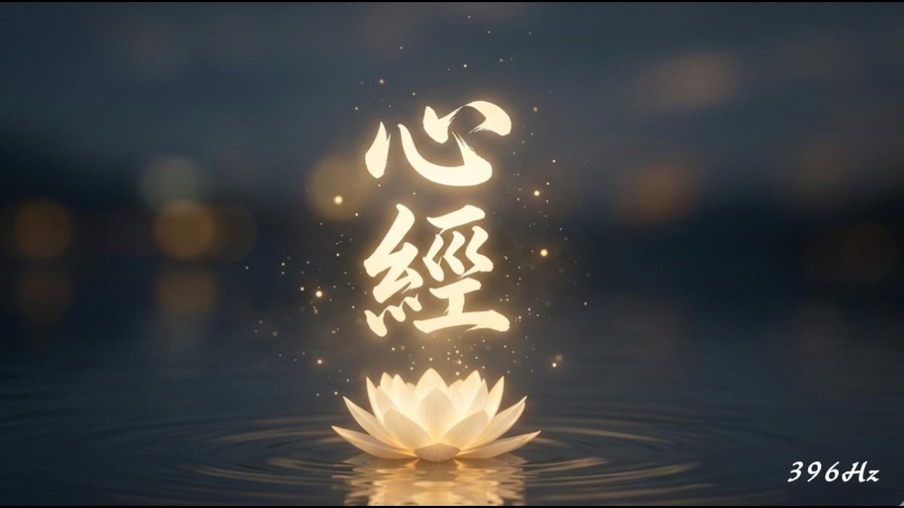 【心經 x 396Hz】釋放焦慮與衝突：撫平內在委屈，找回情緒主導權｜Bát Nhã Tâm Kinh｜般若心経