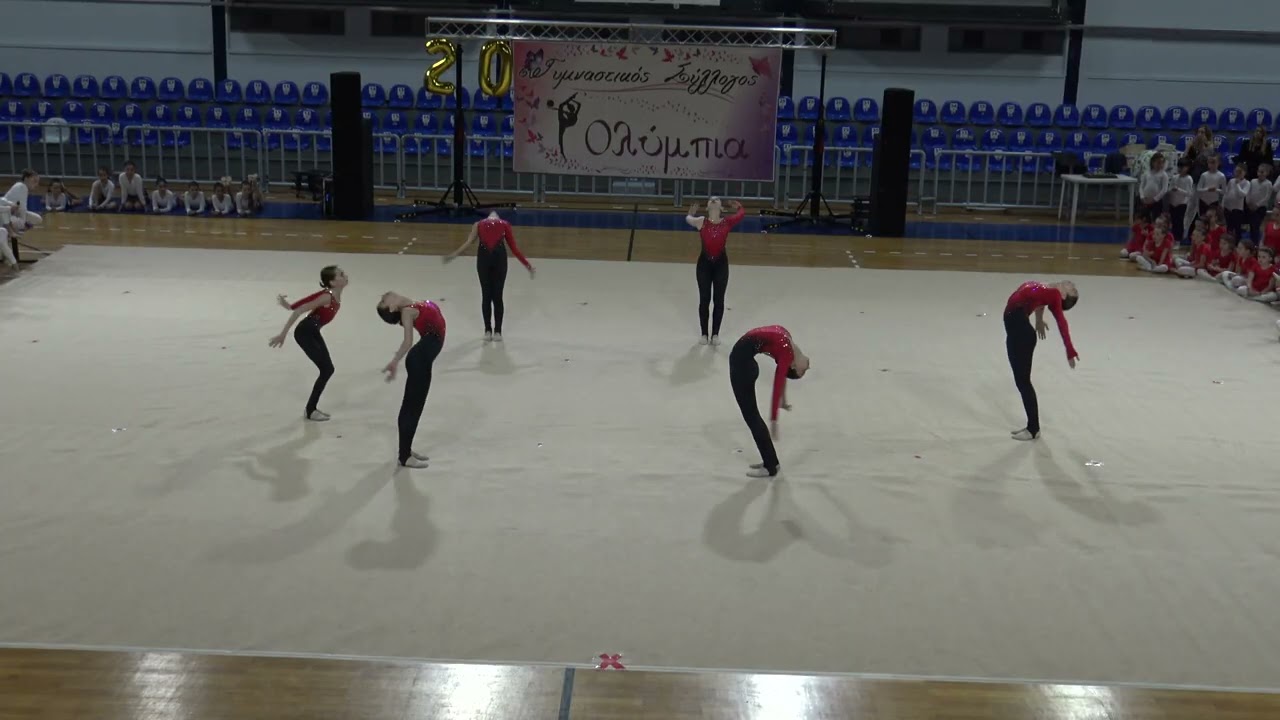 Rhythmic Gymnastics Olympia-Γυμναστικός Σύλλογος Ολύμπια Χριστουγεννιάτικη εκδήλωση 22/12/2025,part1