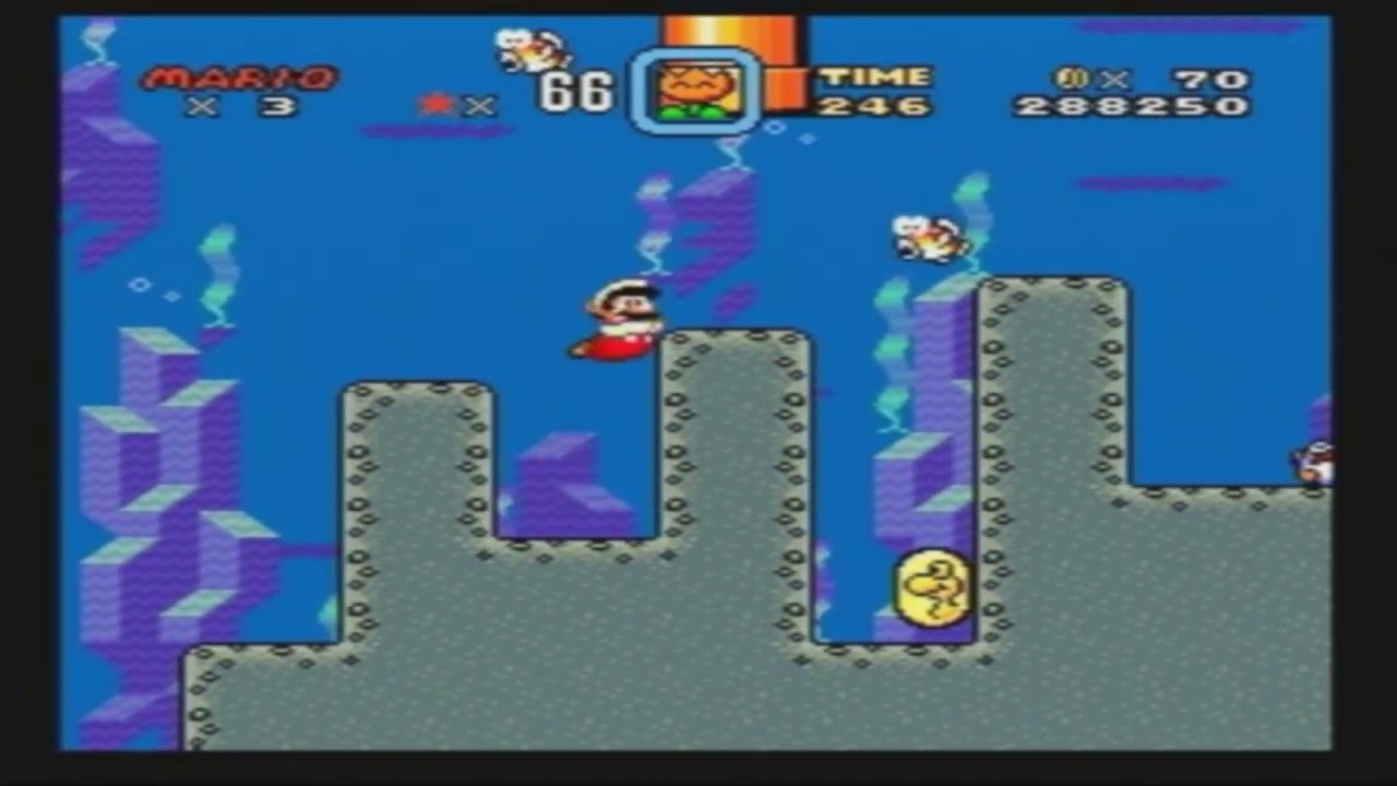 Super Mario World Donut secret 1 secret Exit