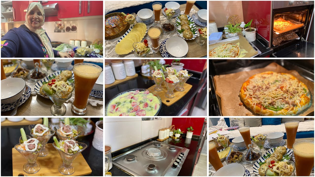 اجيو ونسوني🥰طبلة فطور رمضان عامرة بالخير 😍 كلشي من داري الاقتصادية 🔥سمعو ريم احسن بيتزا في العالم😅 