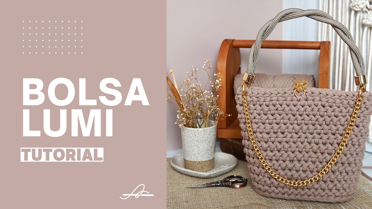Bolsa Lumi em crochê. Rápida e Fácil