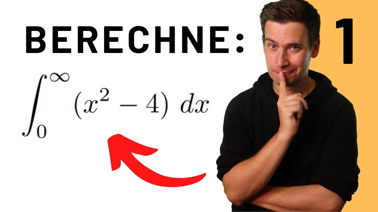 Berechne das UNEIGENTLICHE INTEGRAL | x&sup2; - 4 | Uneigentliche Integrale Aufgabe 1