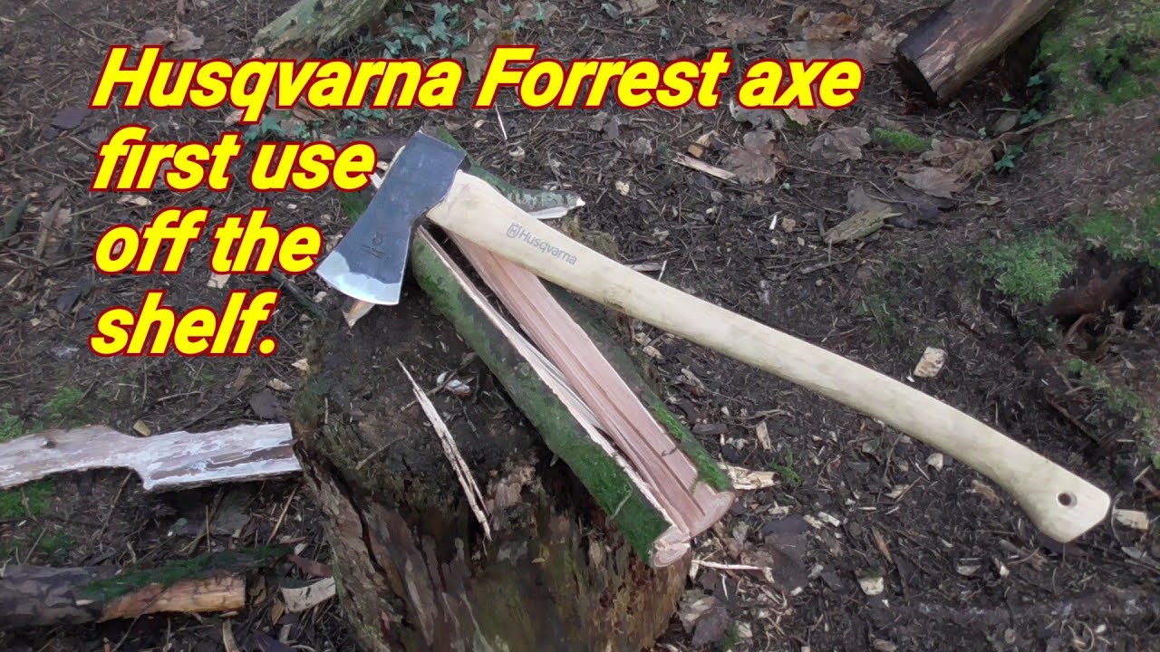 Топор Husqvarna Forrest, первое использование.