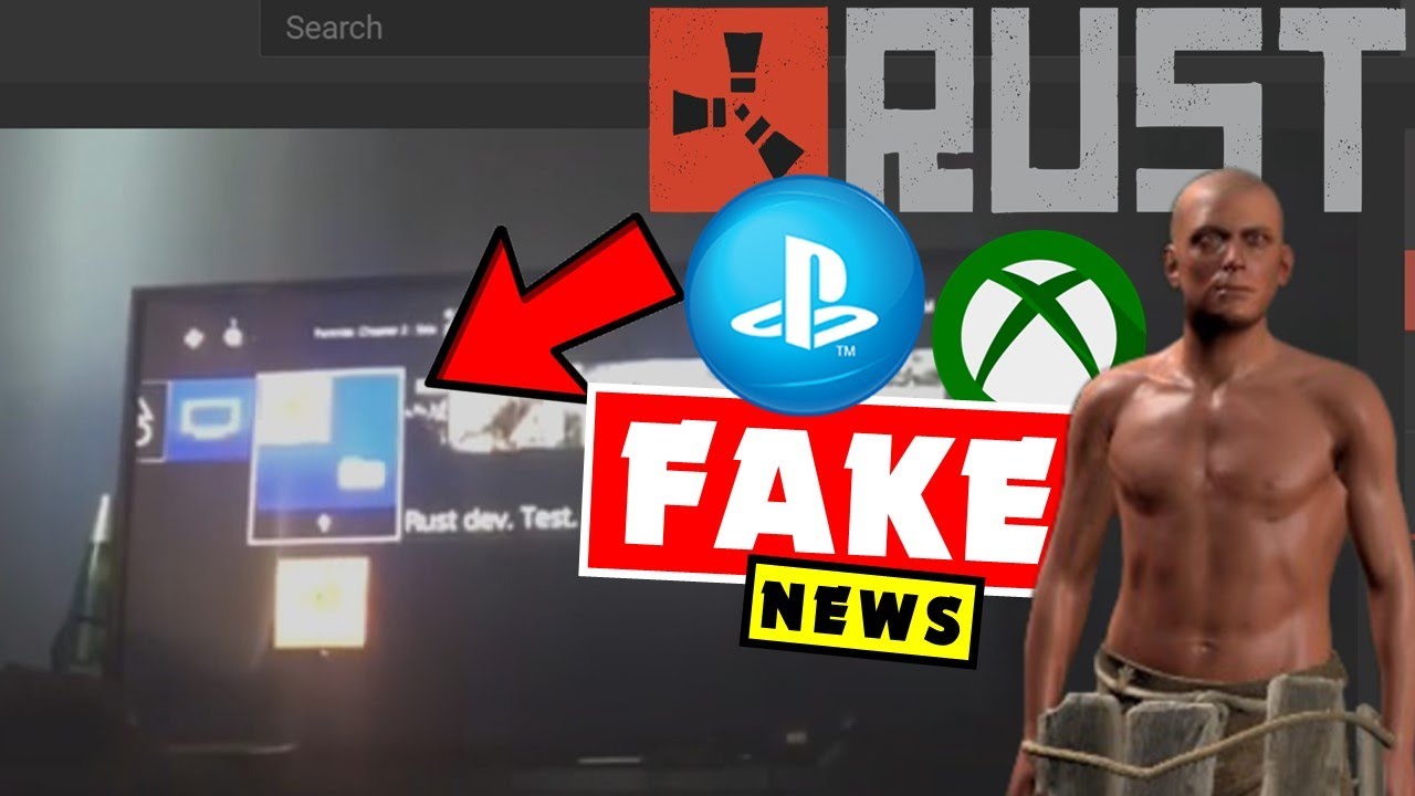 RUST PS4 BETA DEV TEST GAMEPLAY IS BIG FAKE NEWS! Plus Other Rust Console Rubbish Cleared Up!