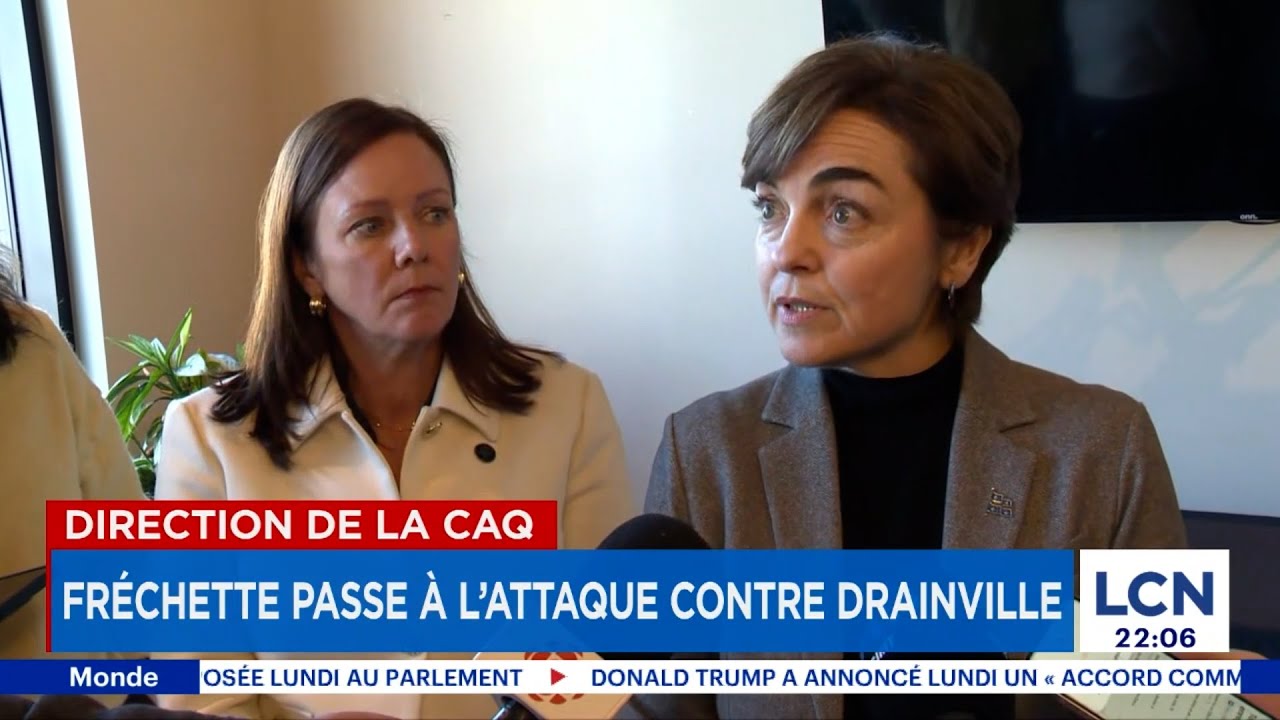 Chefferie caquiste: Fréchette passe à l'attaque contre Drainville