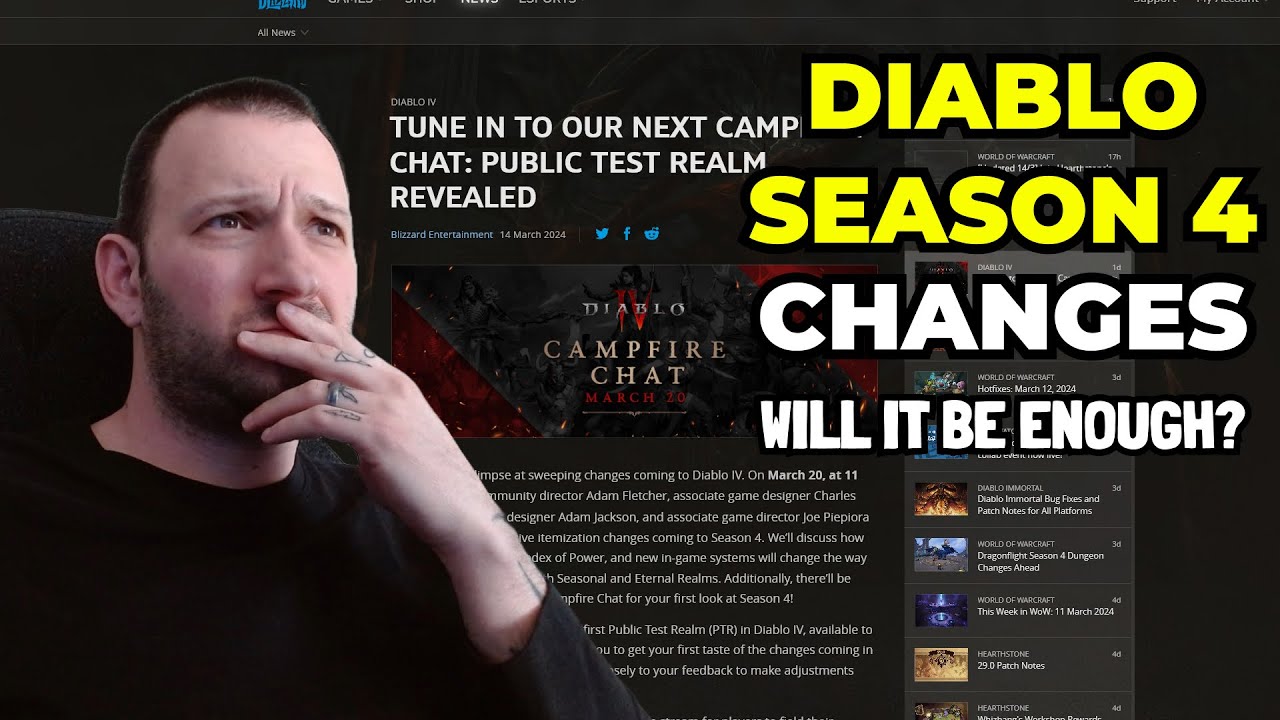 Diablo 4 - Season 4 Changes - Will it Be Enough?