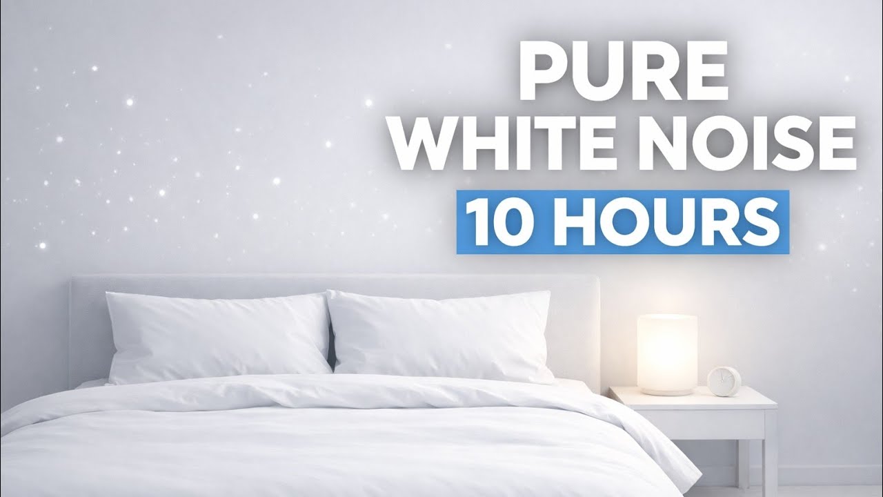 Pure White Noise for Deep Sleep (10 Hours) | Relaxing White Noise Sleep Sound