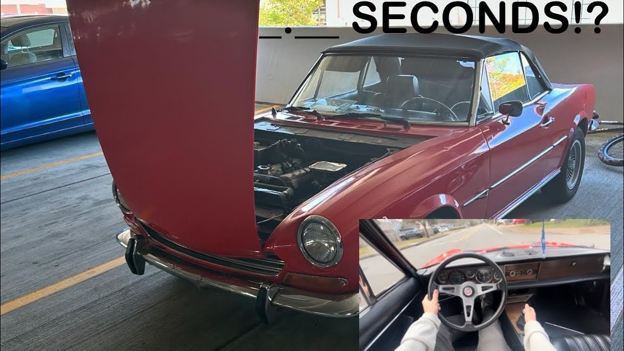 0-60 In My 1968 Fiat Spider 124! Impressive, or slow?