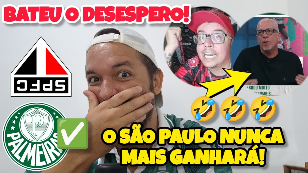 🚨🤣PERDEU DE NOVO! DESABAFO APÓS DERROTA. NUNCA MAIS GANHAREMOS 🤣 - VERDAO MANDA SP PRA CASA!