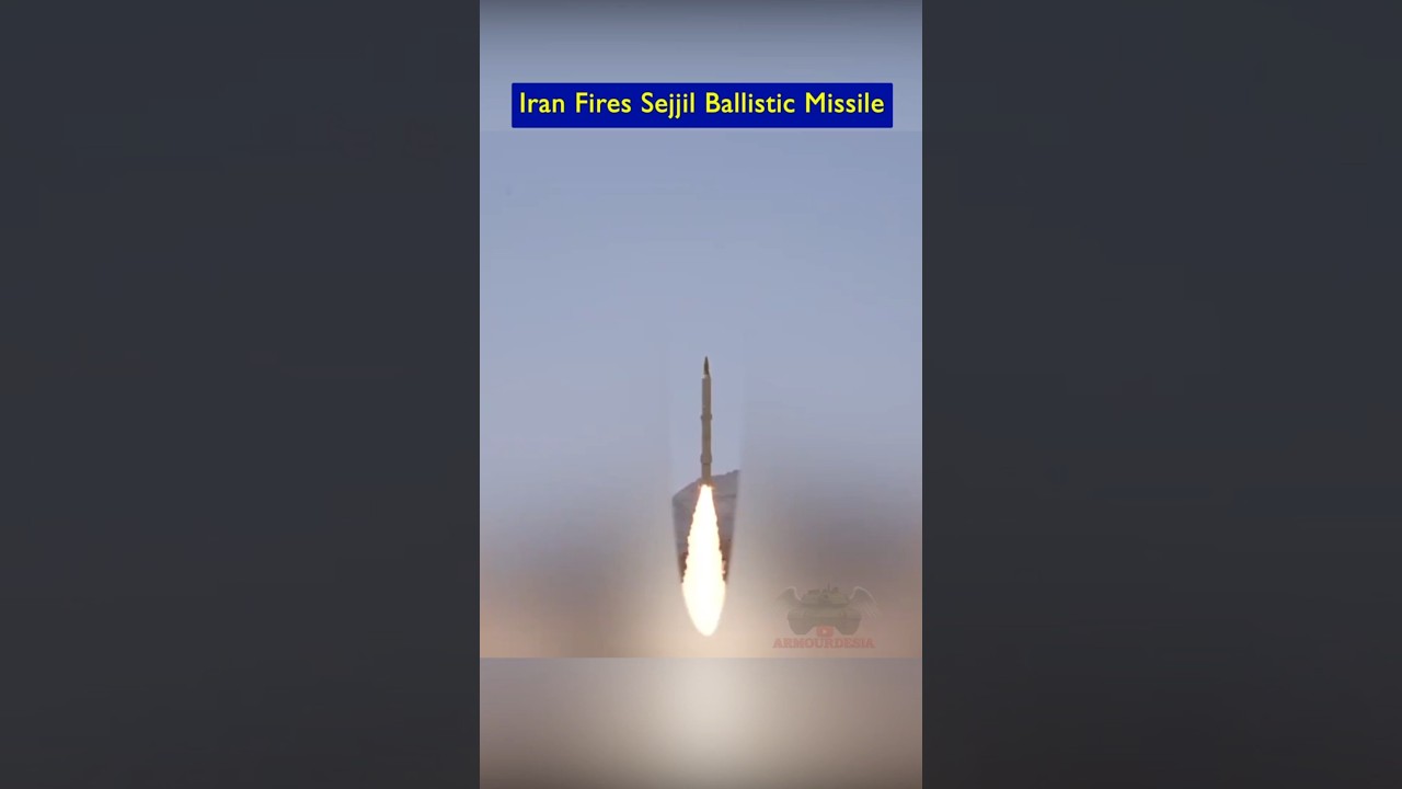 Iran Launches Sejjil Missile Toward Israel for First Time!