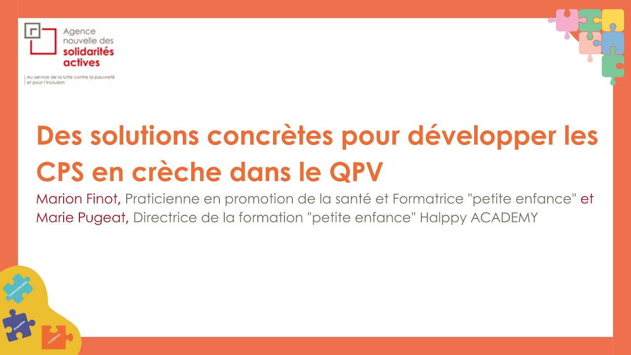 [Webinaire] Des solutions concrètes pour développer les CPS - Marion Finot & Marie Pugeat