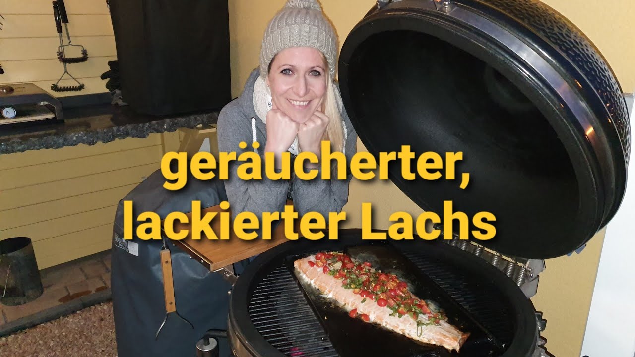 Lachs grillen im Kugelgrill mit Gingerbeer-Tabasco-Lack