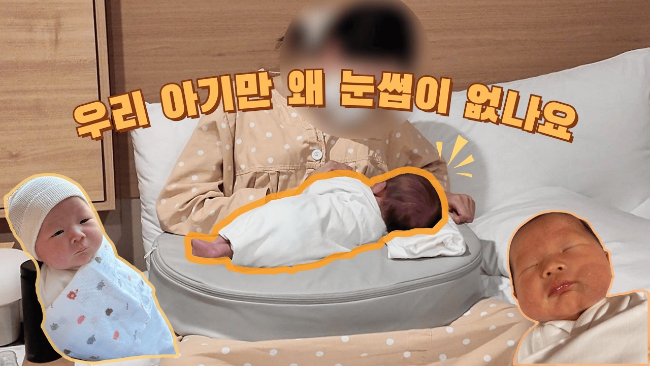 [Vlog] 눈썹이 없어 슬픈 신생아🦫 I 조리원 2주 압축 일기🌞 I 모유수유 I 고양이 미용 I 기저귀 갈기 I 육아 브이로그 I 출산 제왕절개 일기