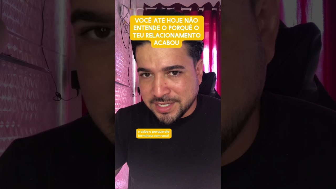 Você até hoje não entende o porque o teu relacionamento acabou 
